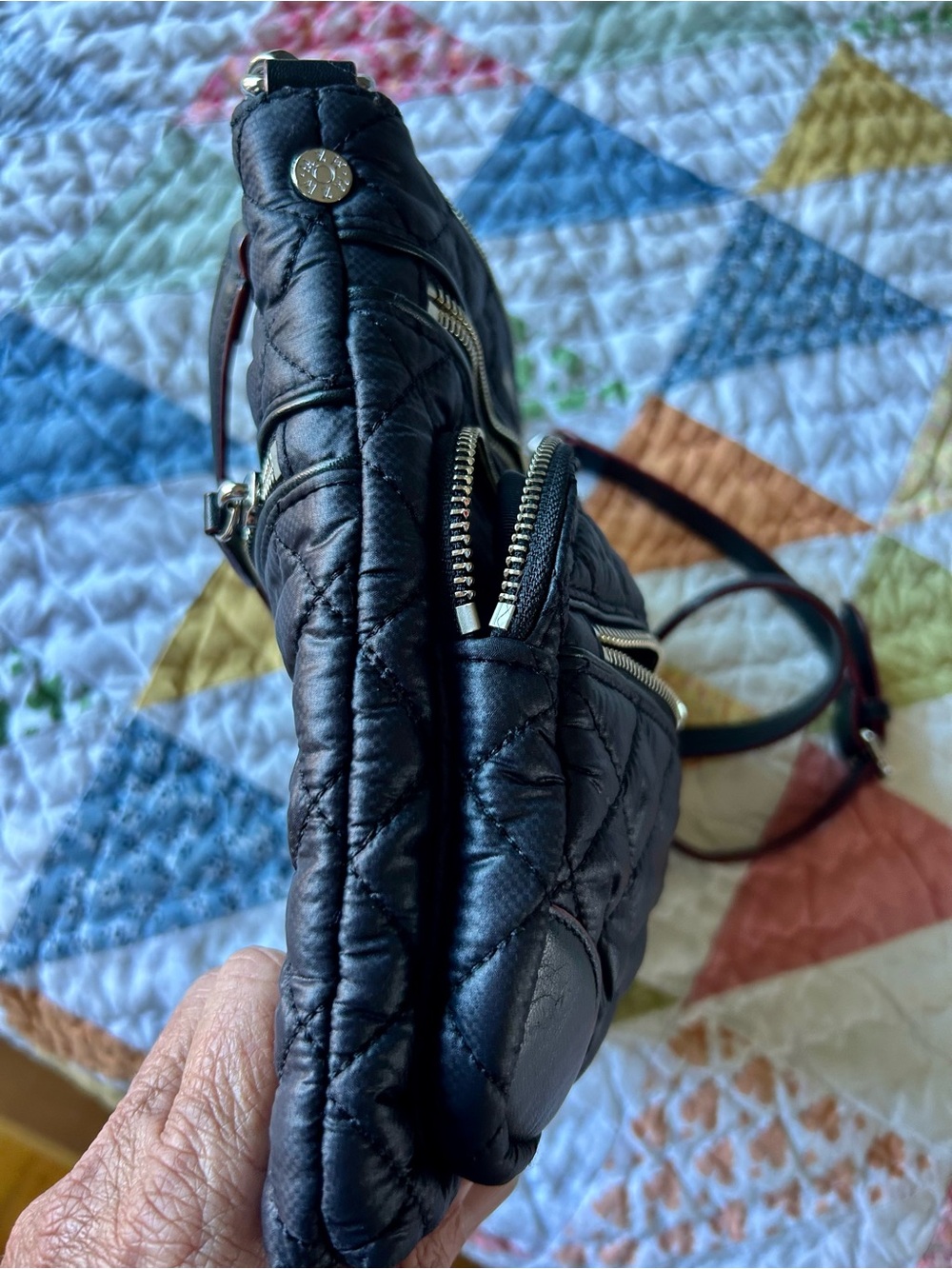 MZ Wallace downtown Crosby Black Quilted Bag - Picture 14 of 14